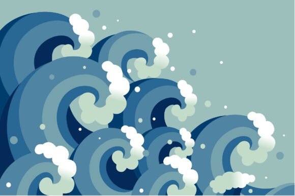 Capturing Motion: The Power of Water Element Illustration
