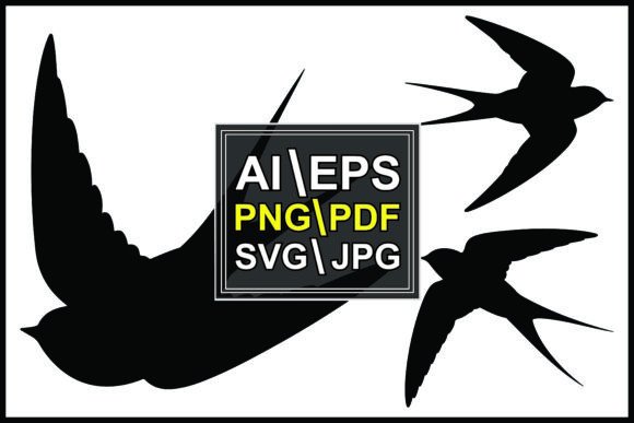 Capturing Motion: The Timeless Appeal of Black Silhouette Swifts