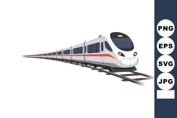 High Speed Modern Train on Railway Track: A Dynamic Design Asset