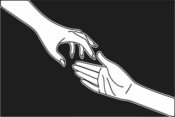 The Visual Language of Hands Reaching Out in Connection